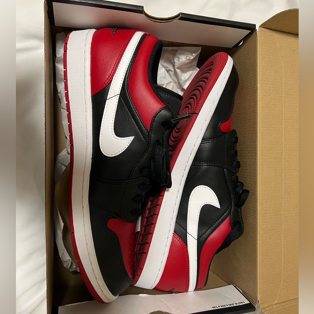 BRAND NEW Jordan 1 Low Alternate Bred Toe size 12.5